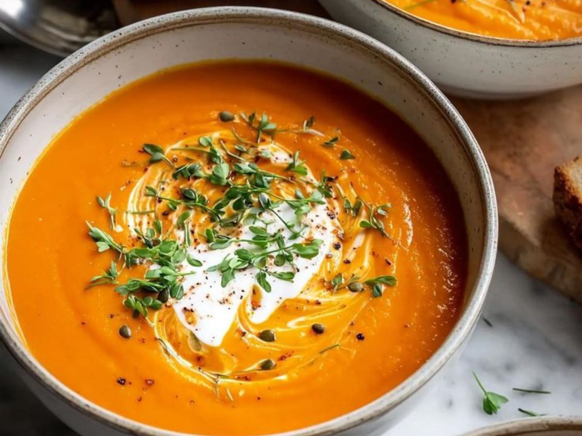 Carrot and ginger soup
