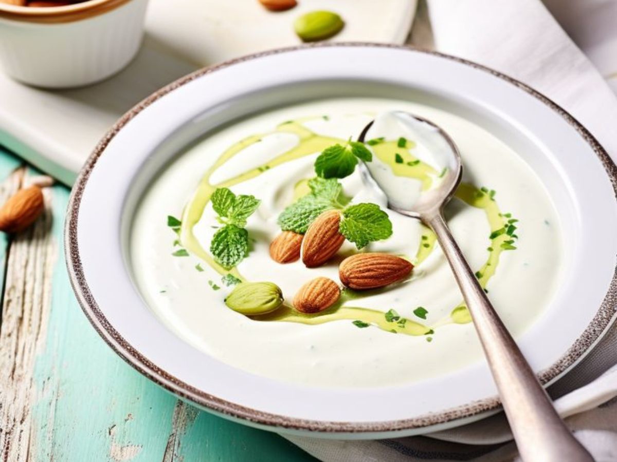 Broccoli and Almond soup