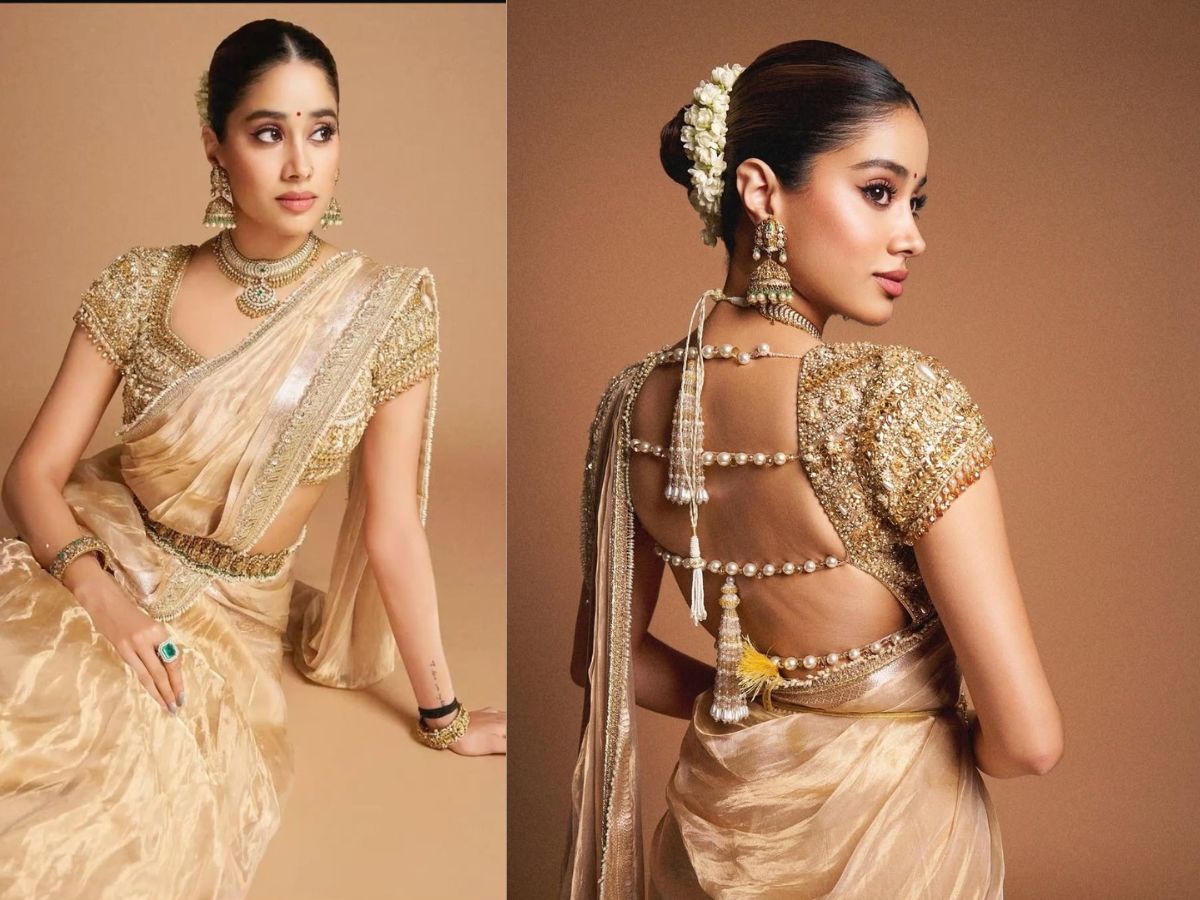 Golden Saree