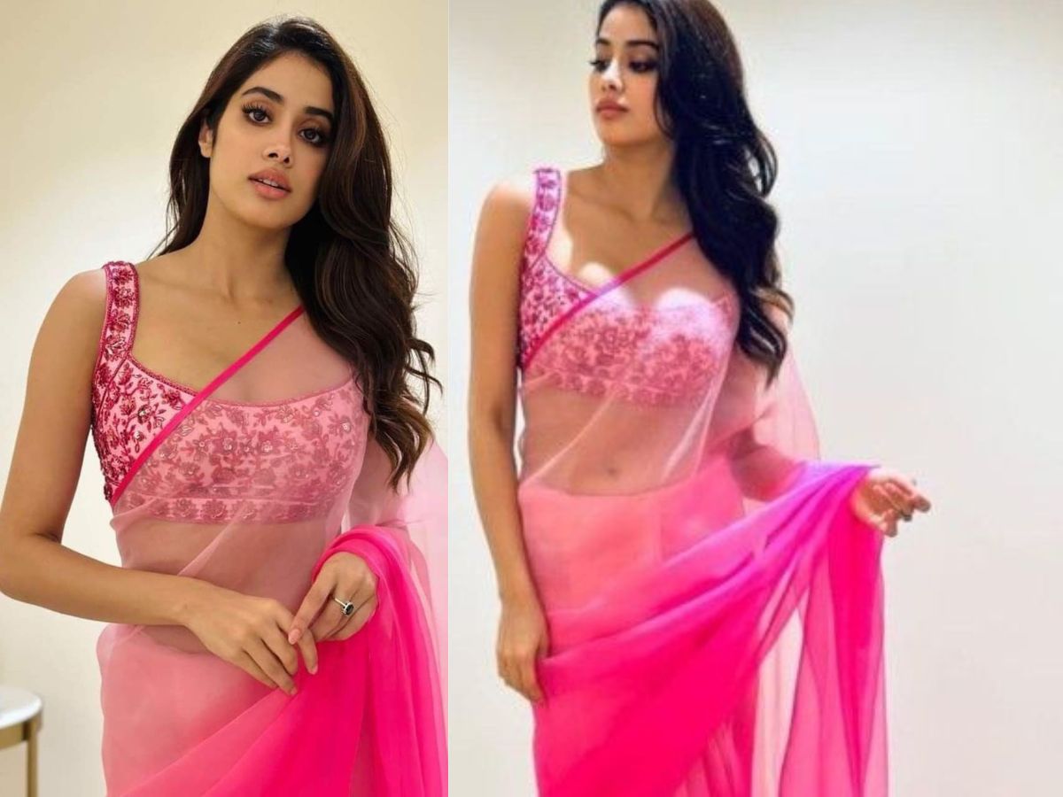 Ombre Pink Saree