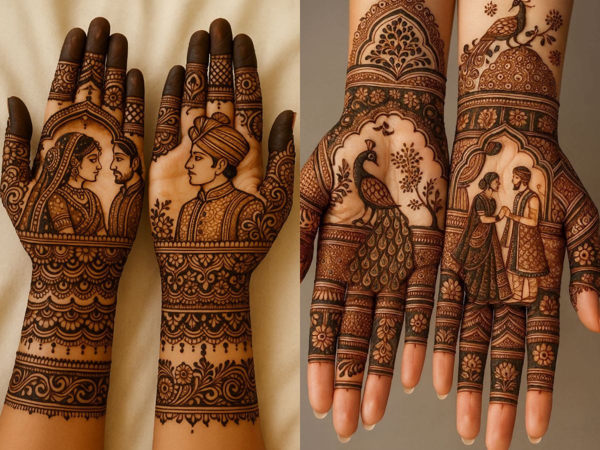Portrait Mehendi Design