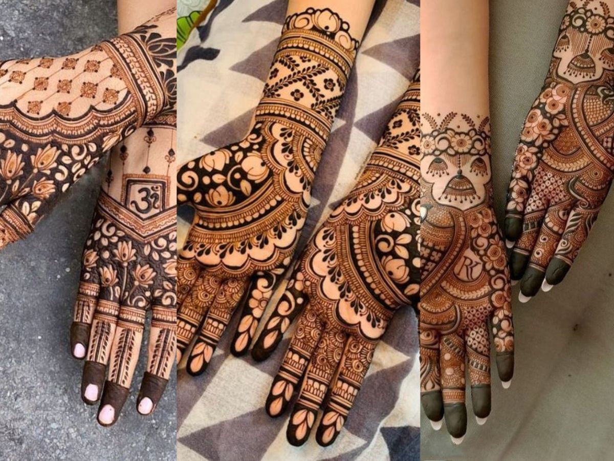Indo-Western Mehendi design