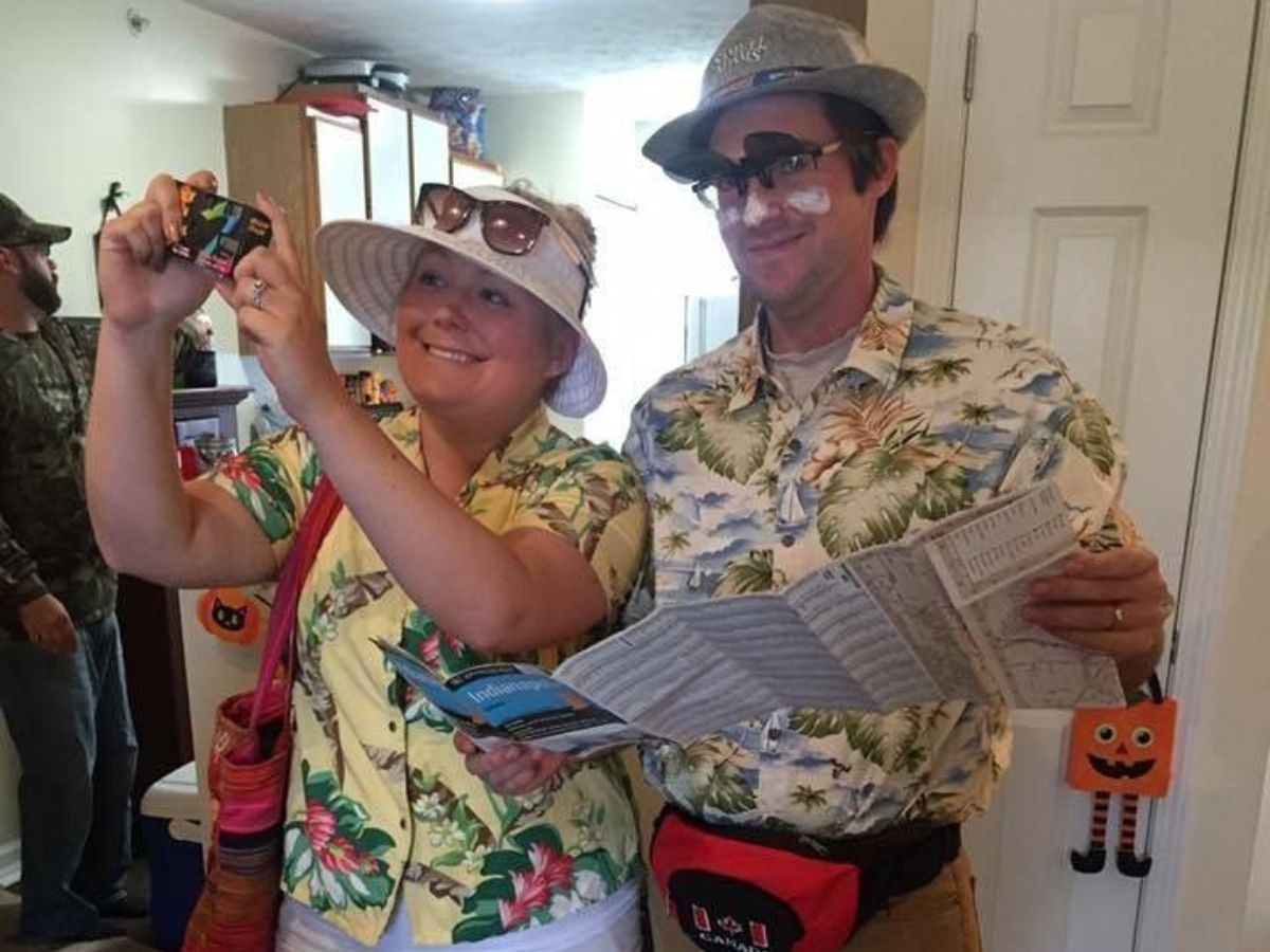 Tourist on vacation