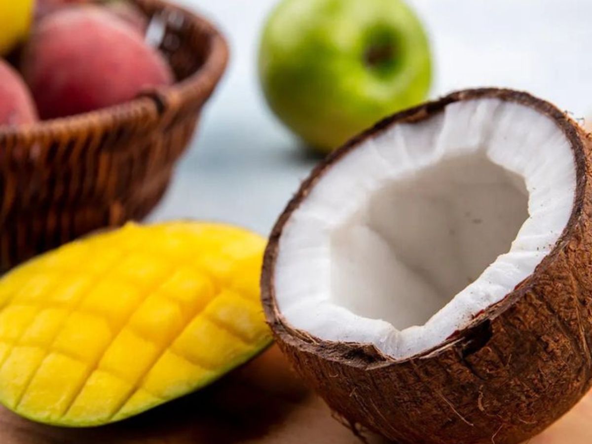 Coconuts and mangoes