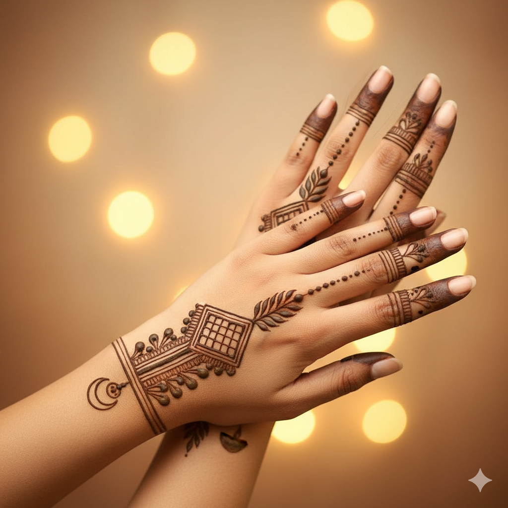 Minimalist Modern Mehendi