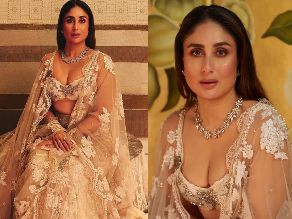 Kareena Kapoor in White Lehenga