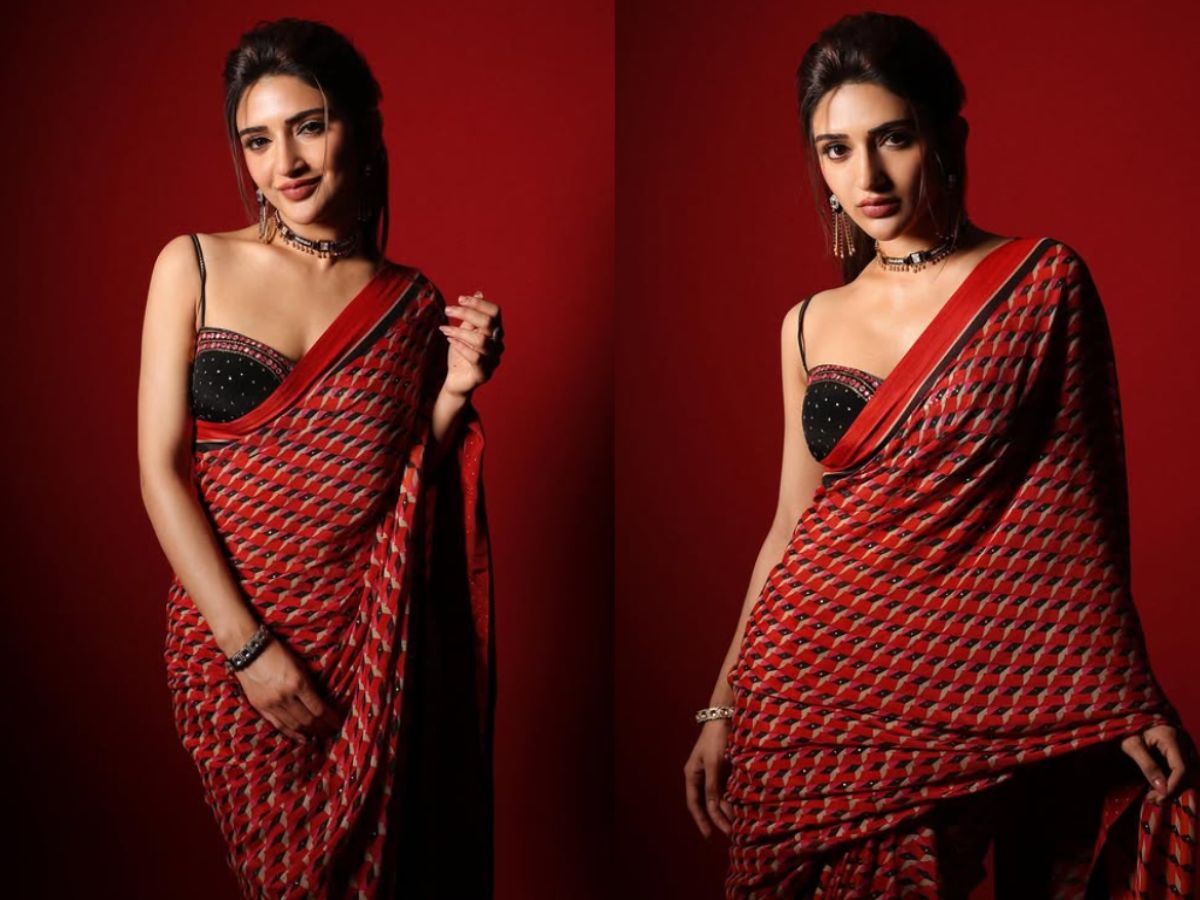 Sreeleela in Red Saree