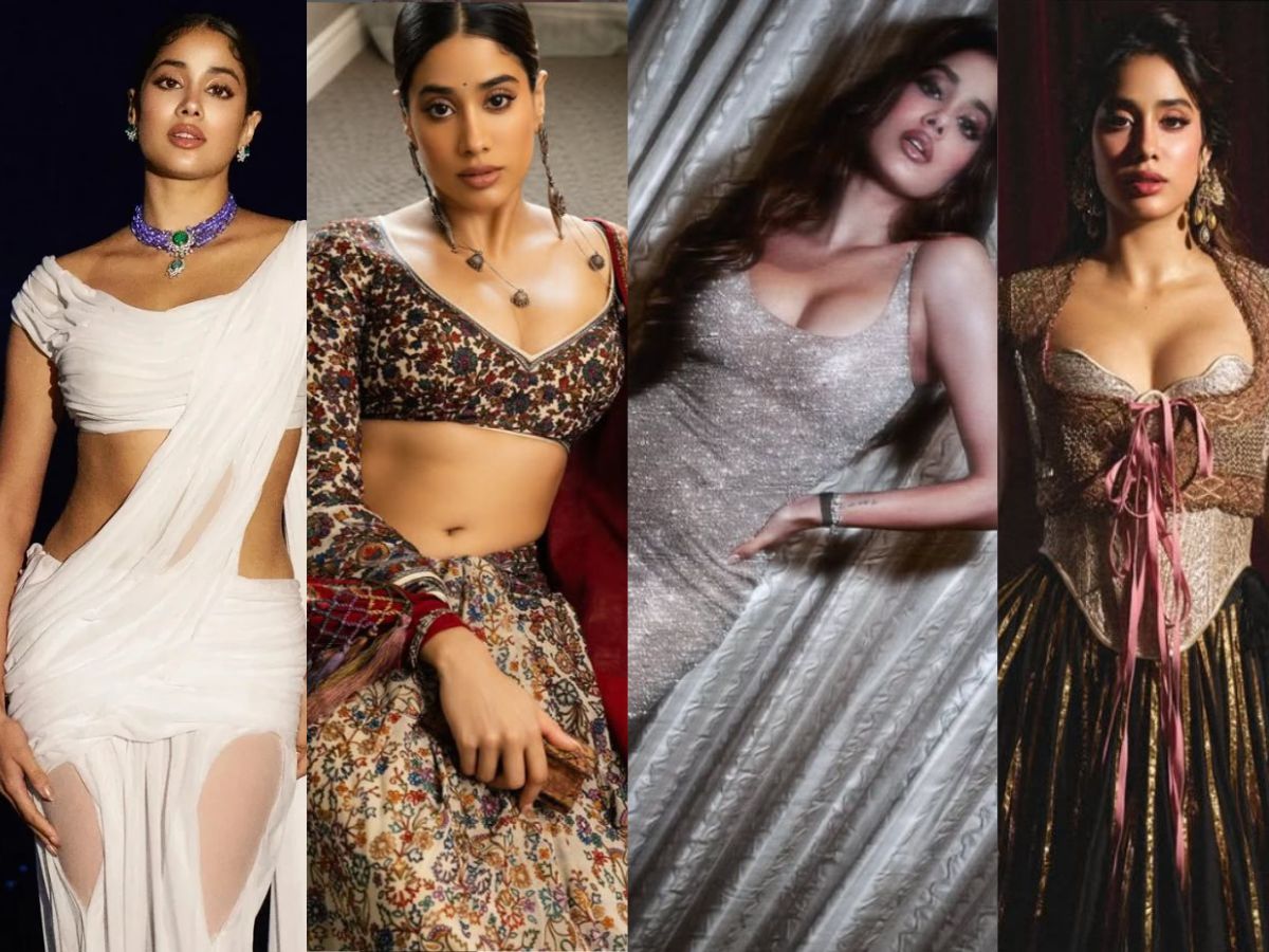 Janhvi Kapoor Hot and Sexy Festive Outfits