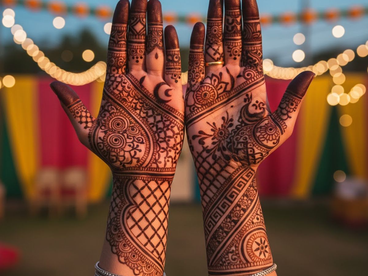 The Bold & Contemporary Fusion Mehndi Design