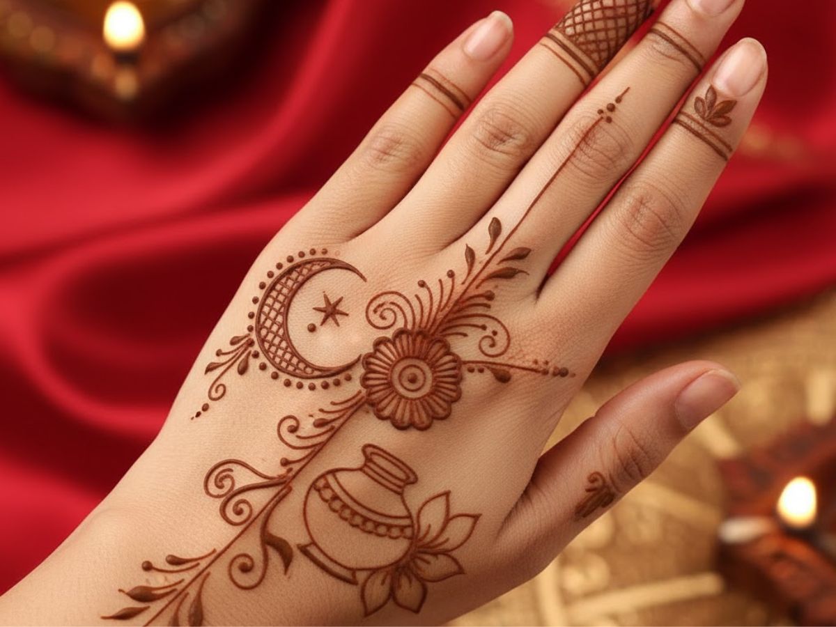 Traditional Minimal Mehndi Design