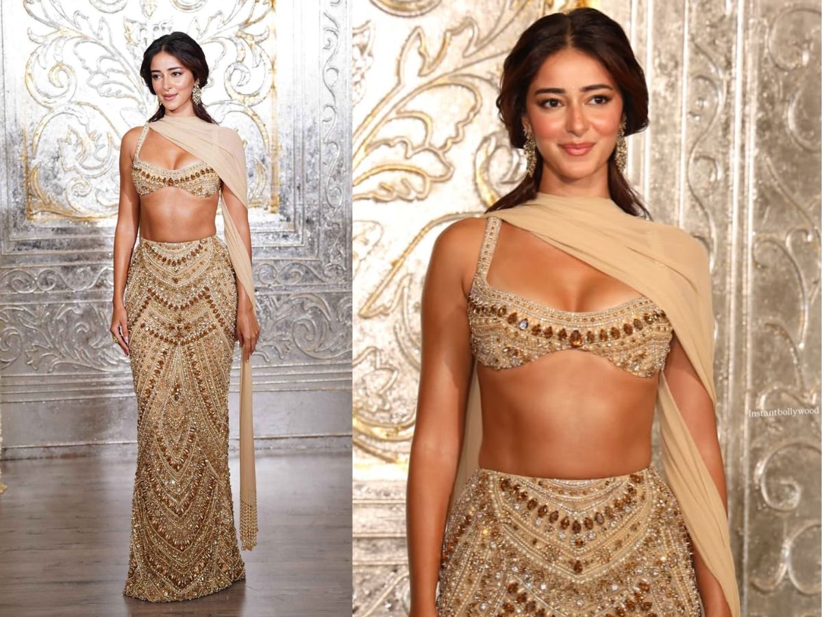 Ananya Panday in Embellished Lehenga