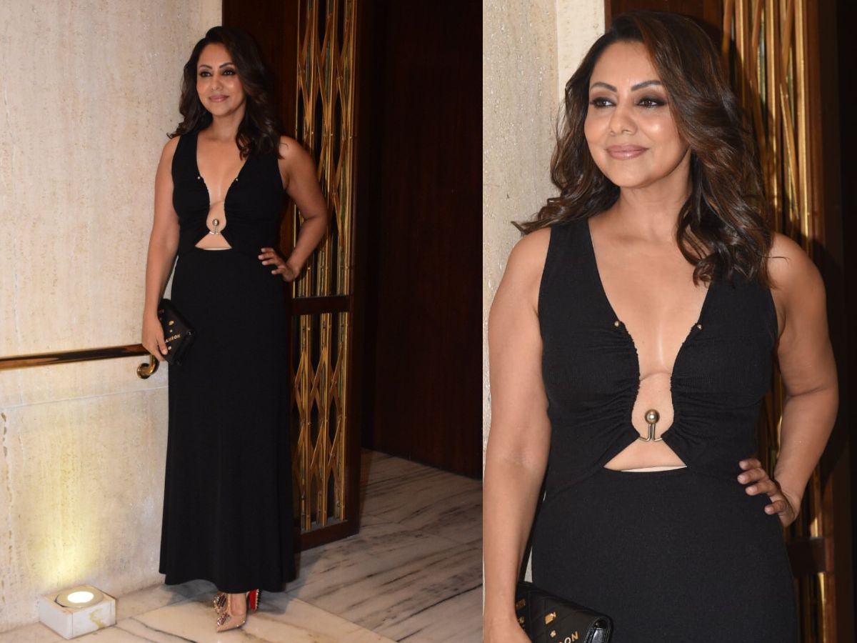 Gauri Khan in Bold Cutout Dress