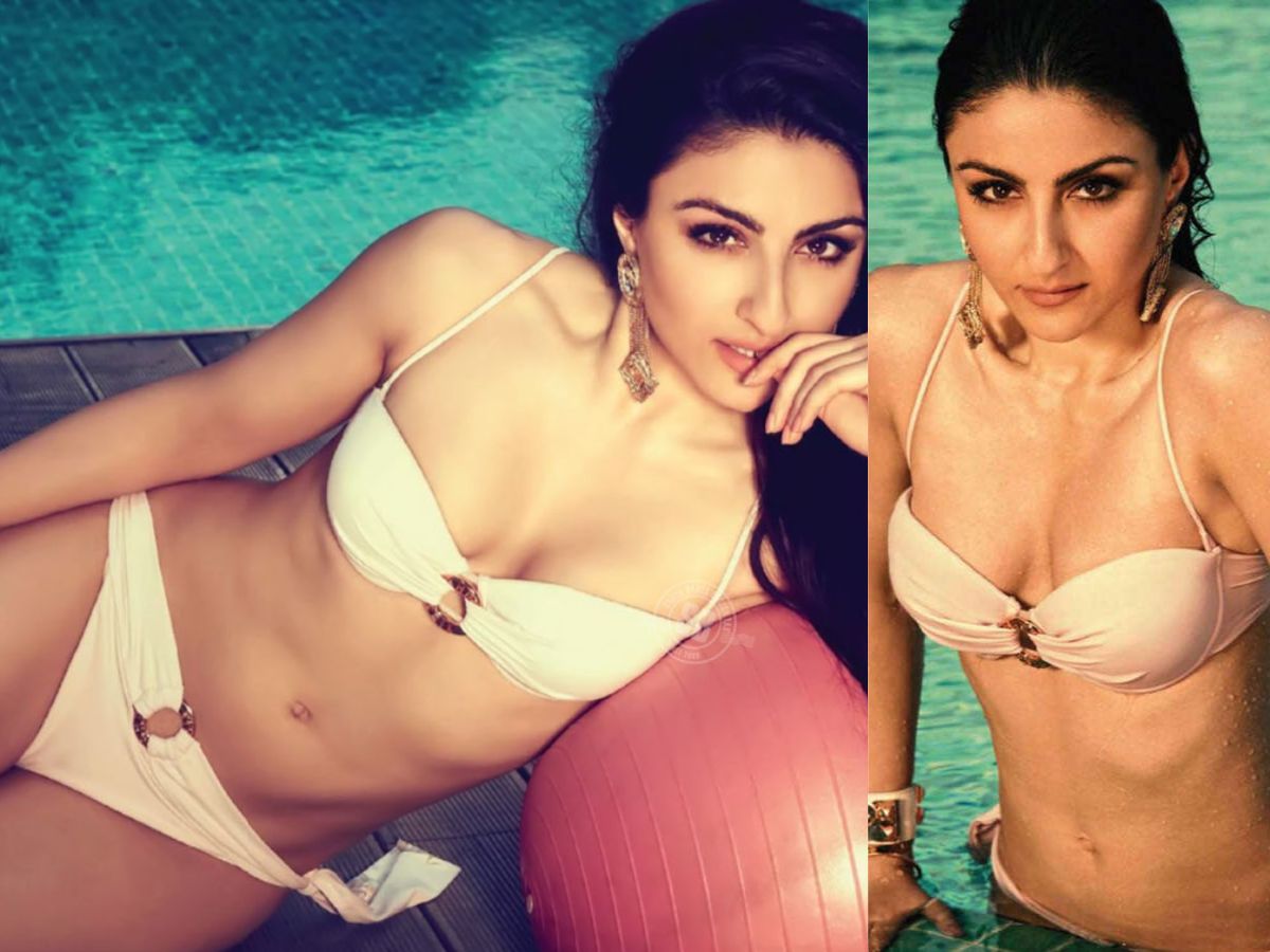 Soha Ali Khan in White Bikini