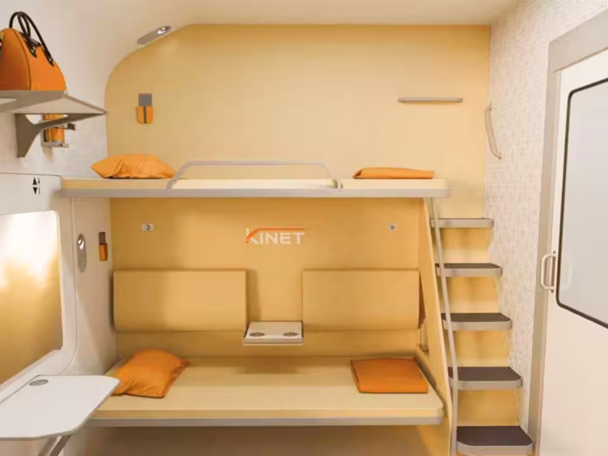 Reimagines upper berths for comfort and accessibility