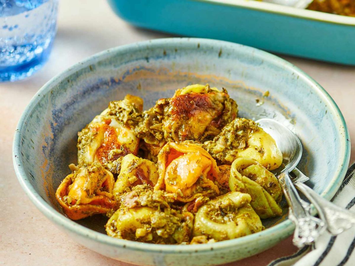 Pesto Tortellini Bake