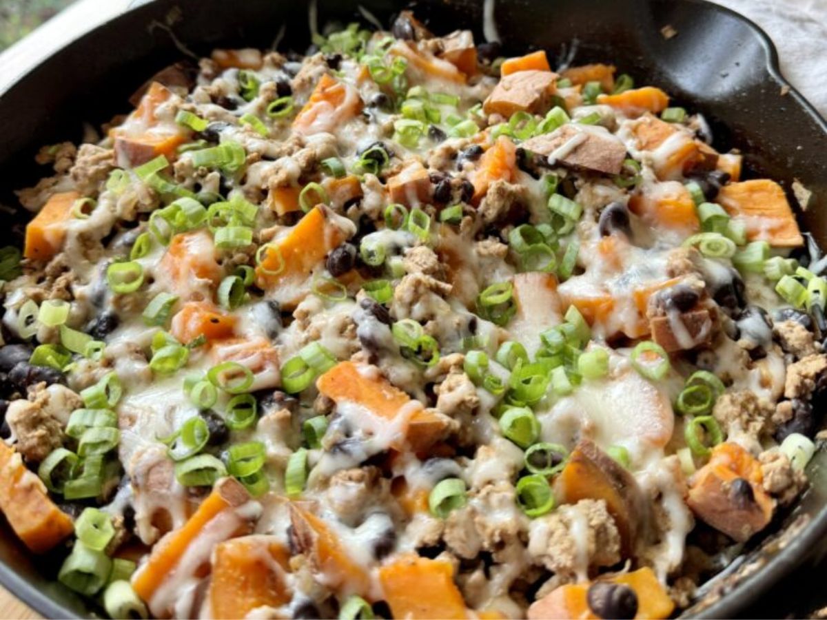 Ground Turkey Sweet Potato Skillet