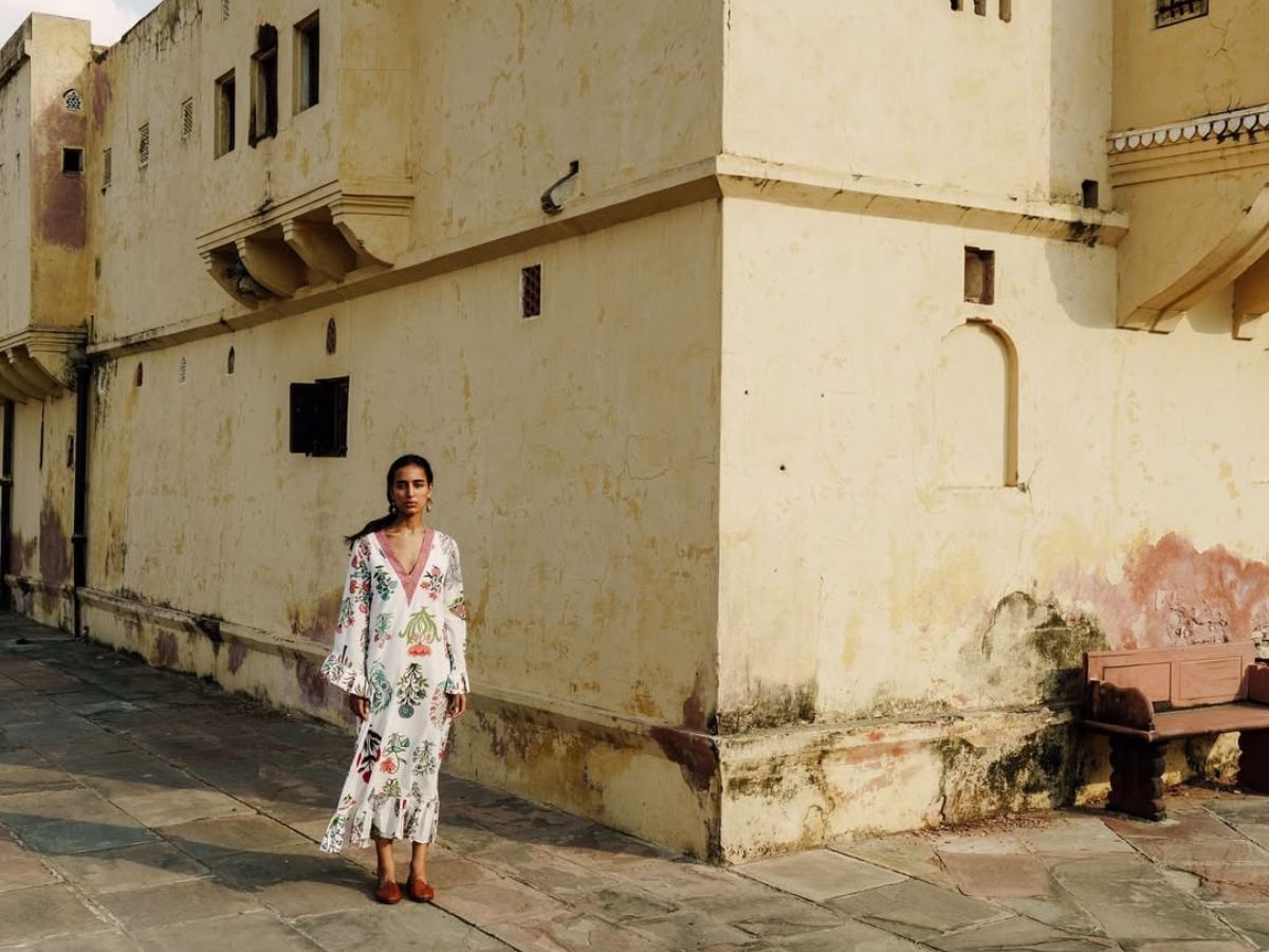 Floral White Maxi Dress