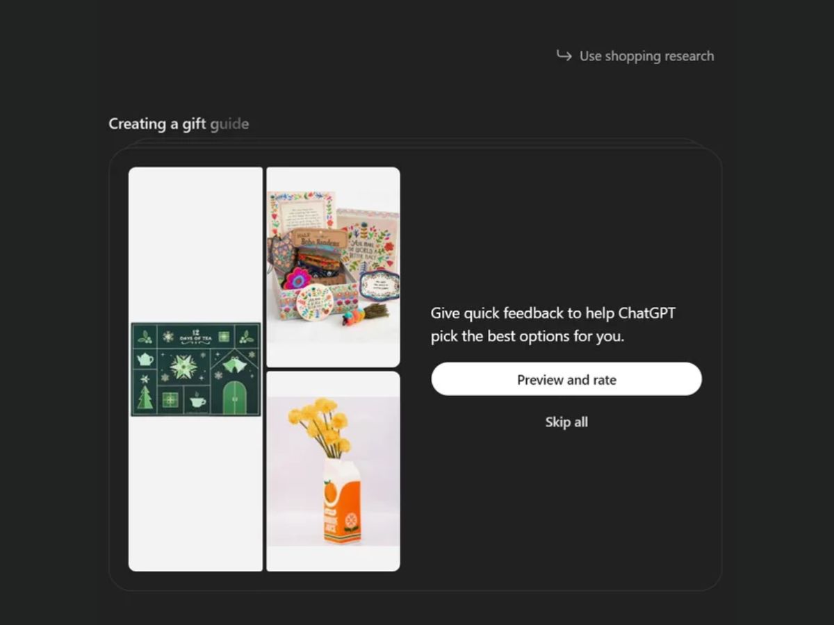 ChatGPT Shopping Research Tool: Track Discounts, Deals, Delivery Options