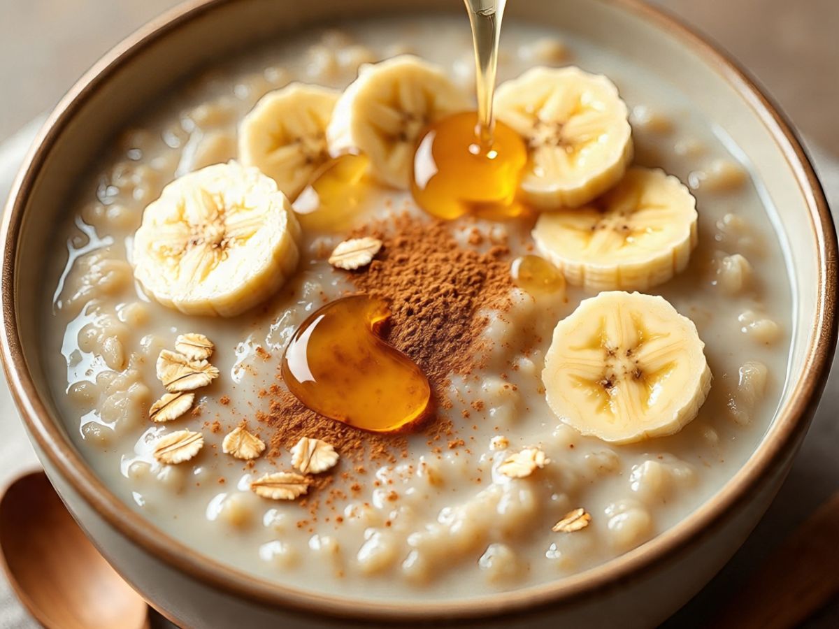 Oats Porridge with Banana & Honey