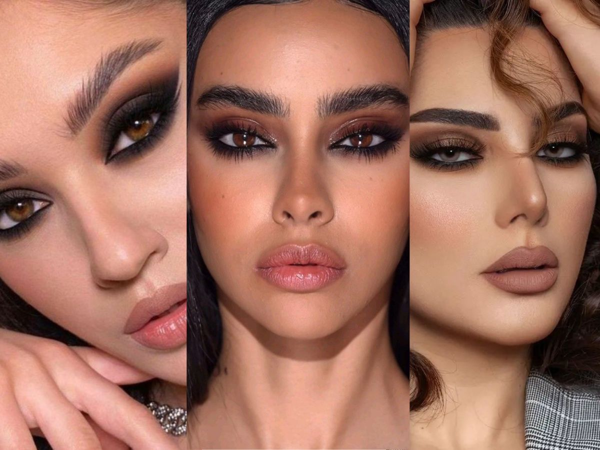 Brown Smokey Eye Look Christmas Inspo