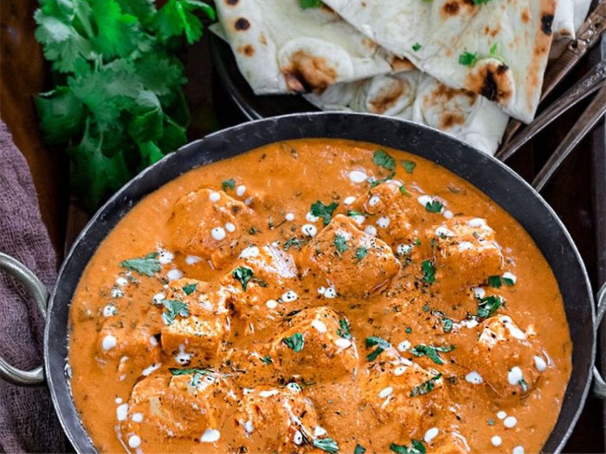 Paneer Butter Masala With Naan Or Jeera Rice