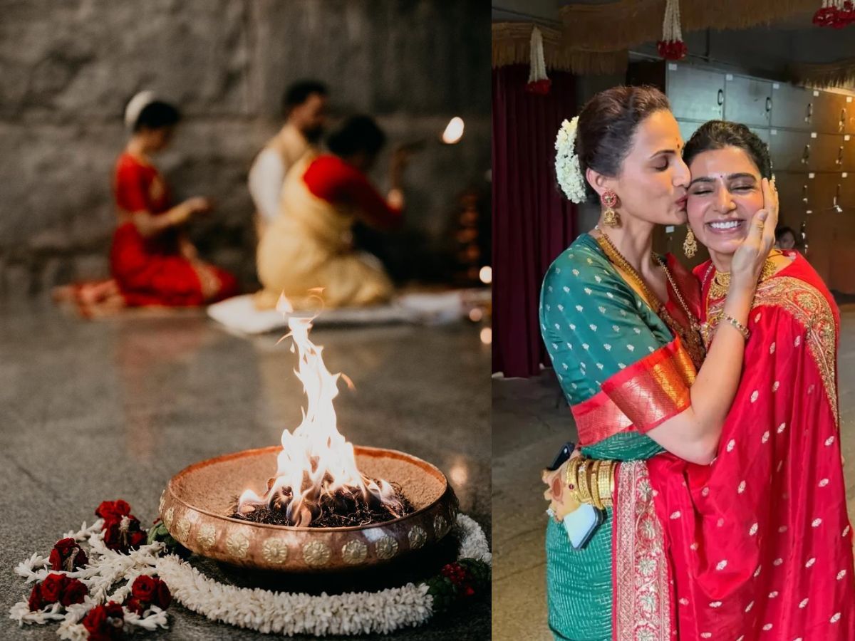 Glimpse of Samantha's wedding