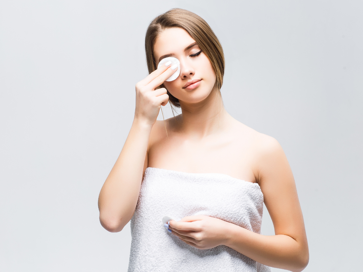 Not Removing Makeup Properly