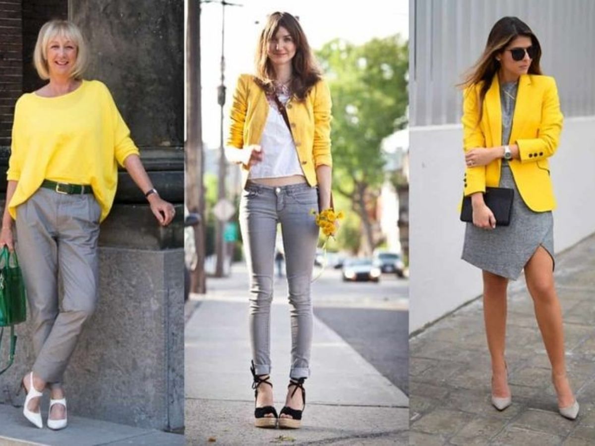 Soft Yellow and Gray