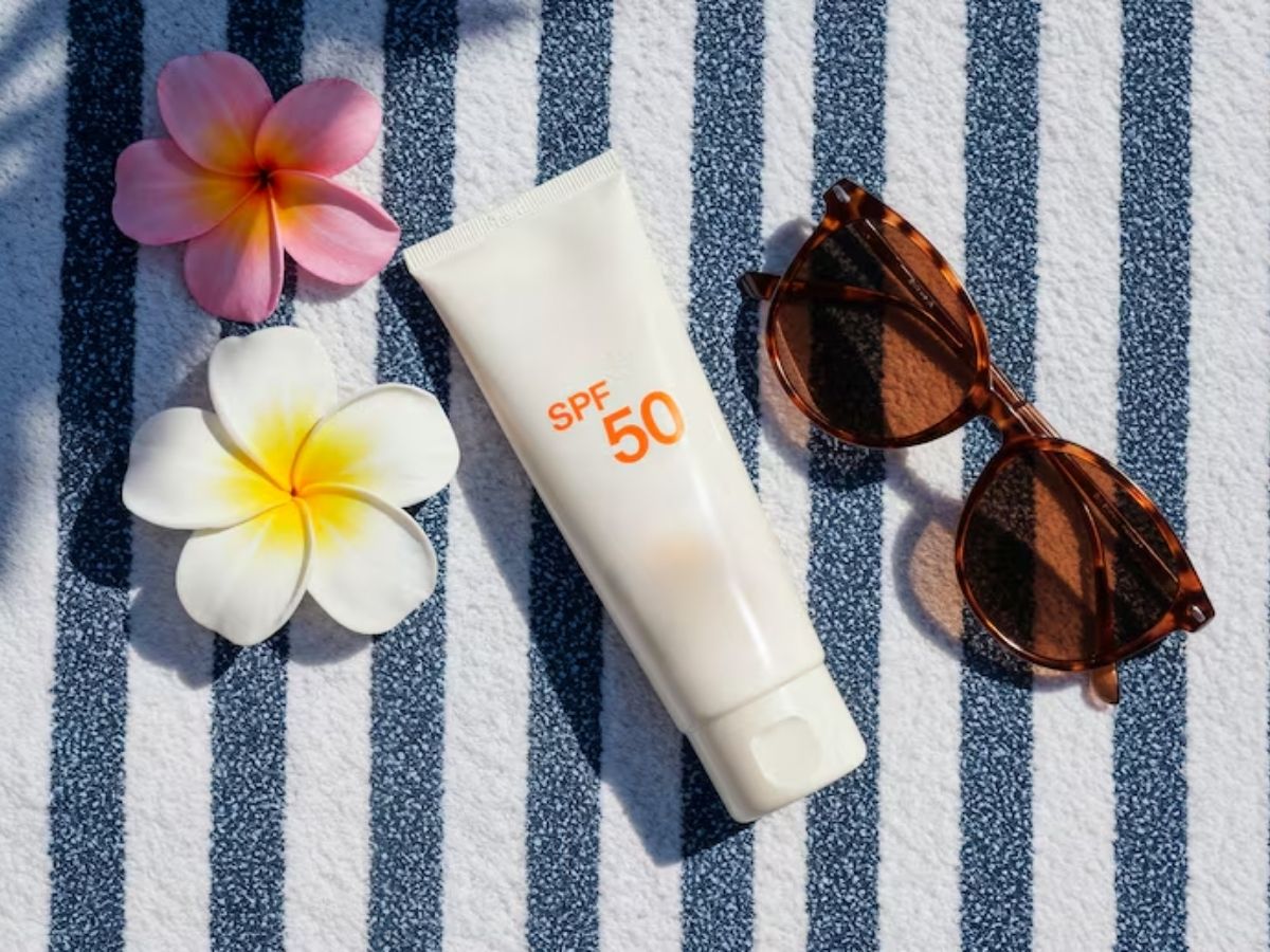 Not applying sunscreen at home