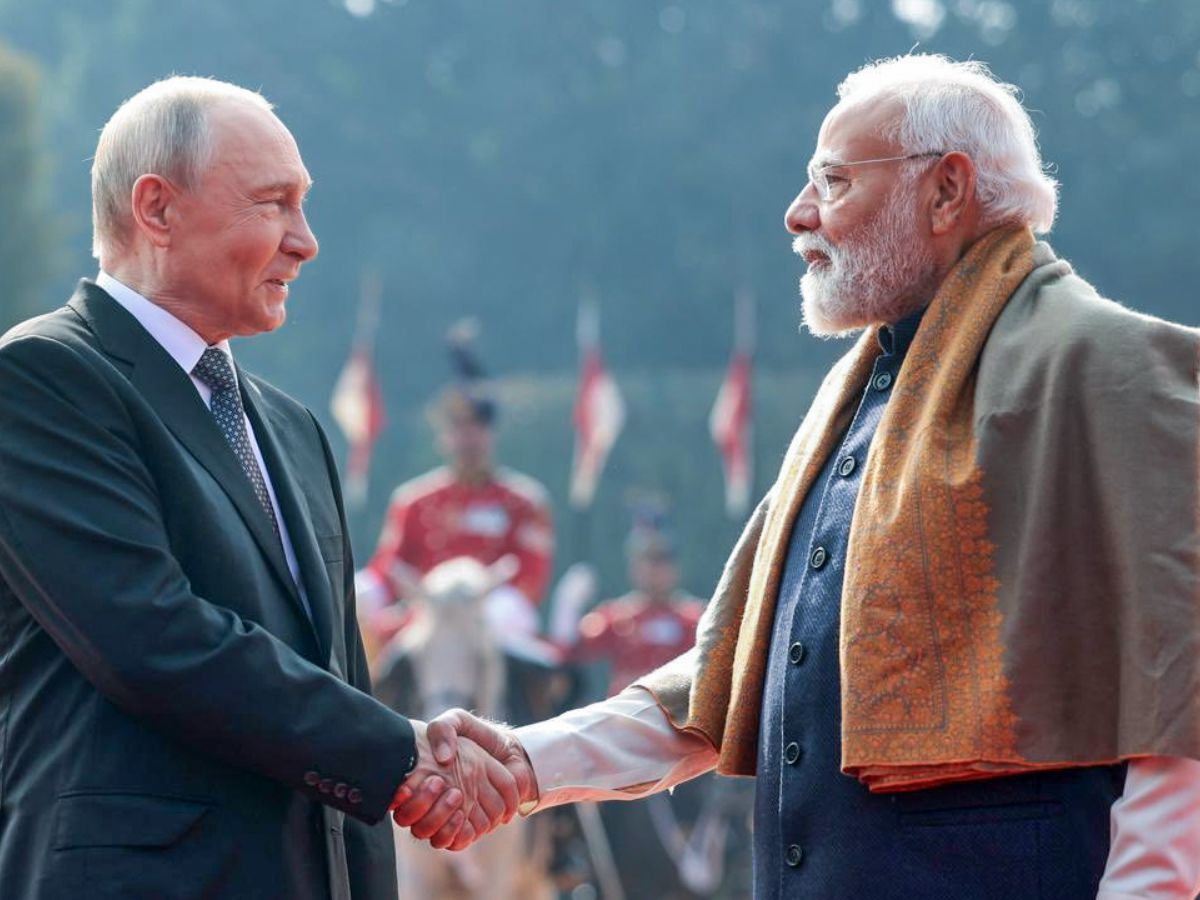 Prime Minister Narendra Modi Meets Russian President Vladimir Putin