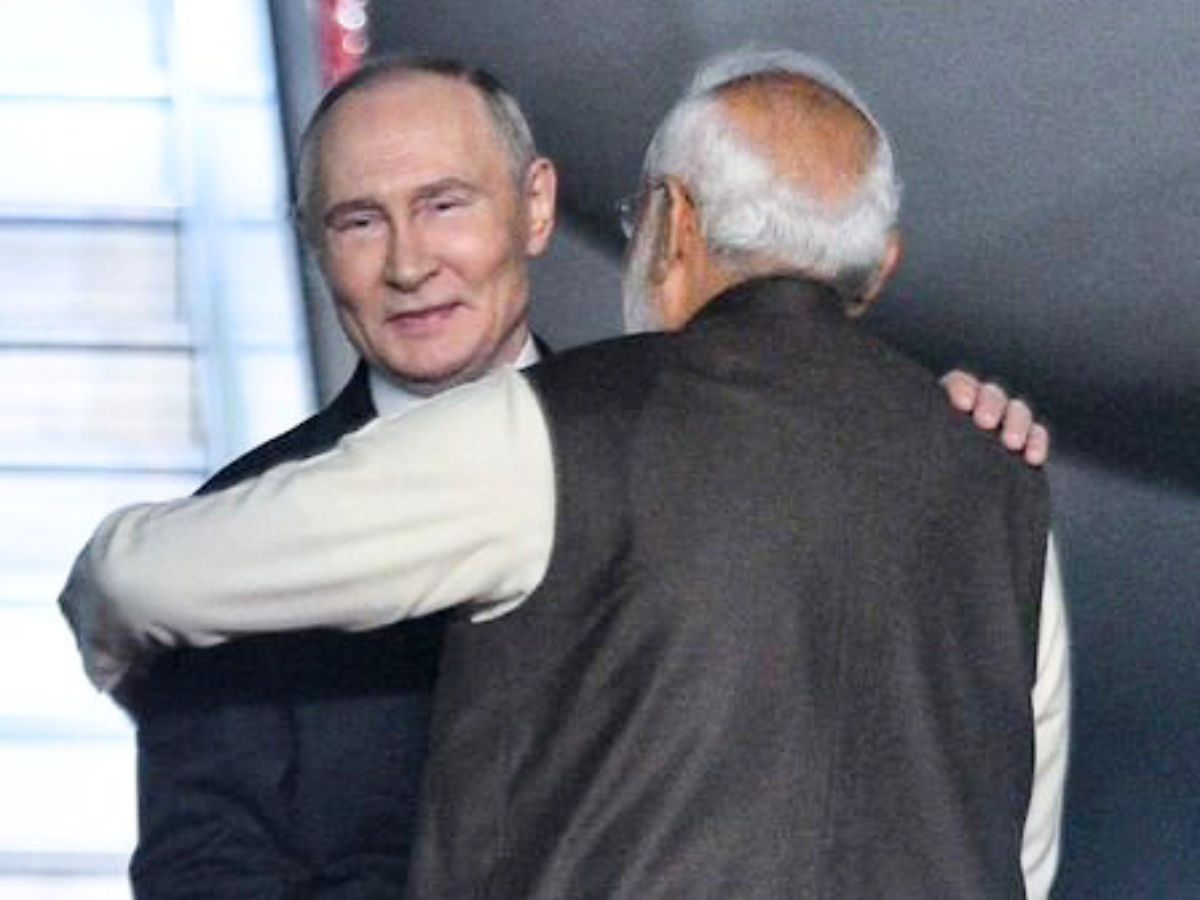 President Putin at Palam Airport