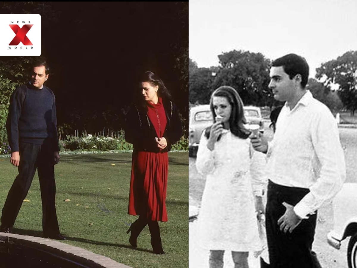 Rajiv Gandhi & Sonia Maino