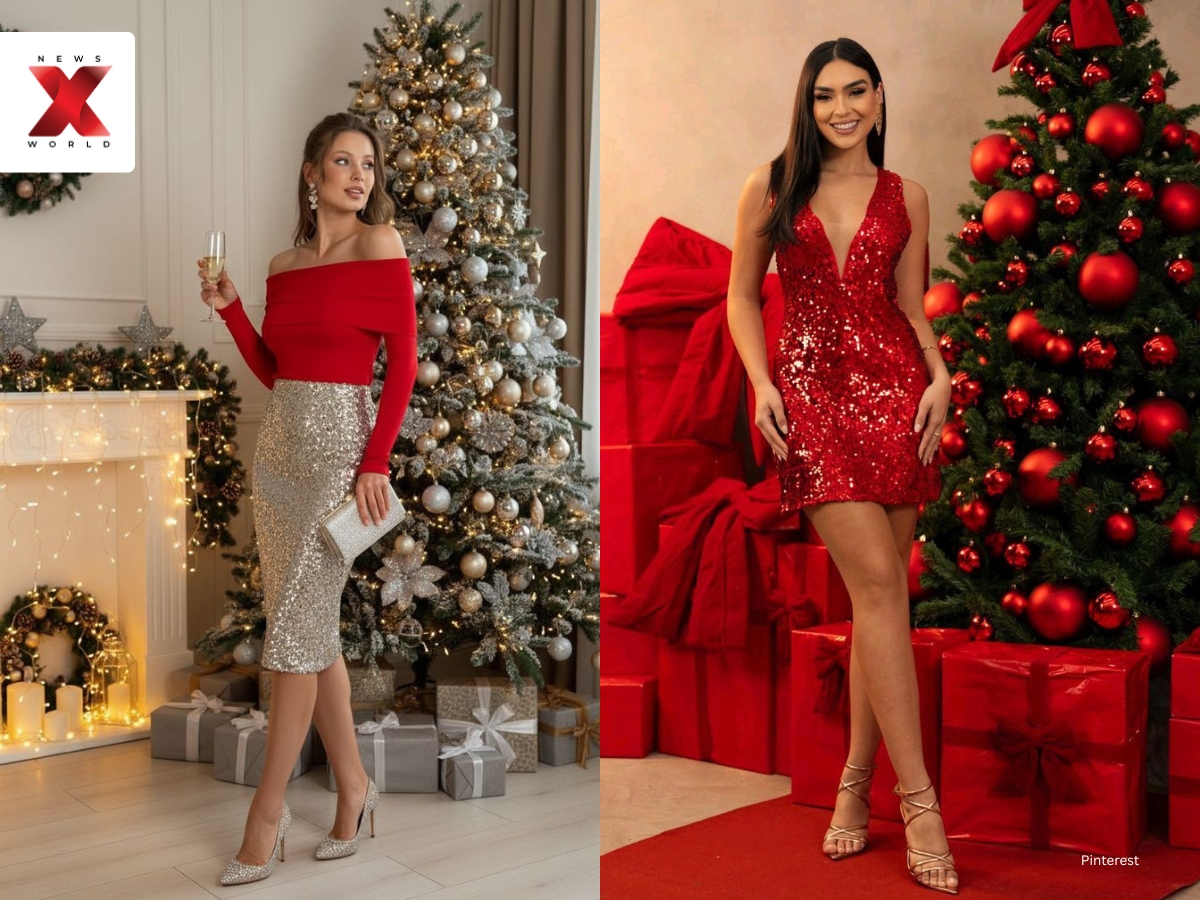 Sequin or Shimmer Party Outfit