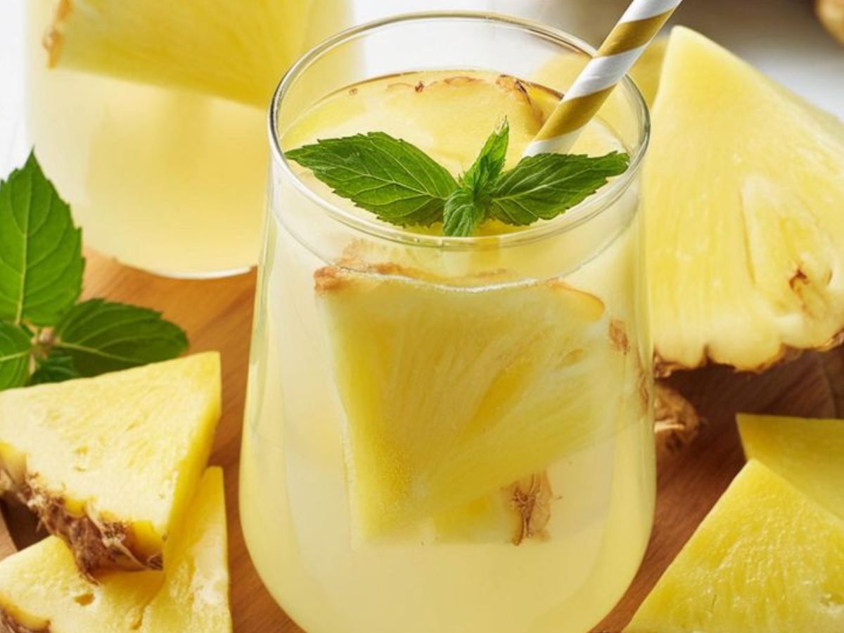 Pineapple Ginger Detox Drink