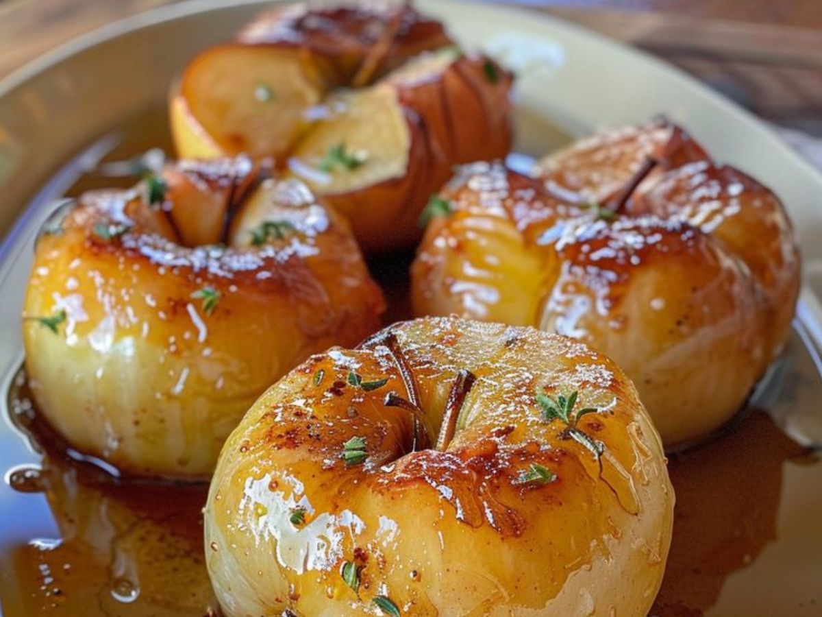 Roasted Apples with Honey & Nuts