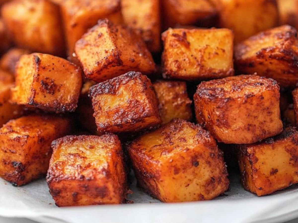 Sweet Potato Cinnamon Cubes