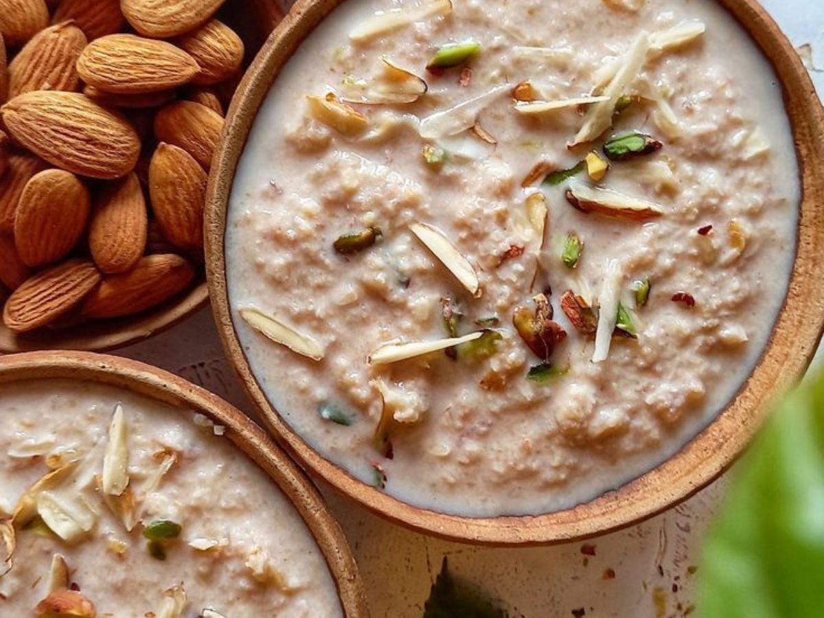 Oats Kheer with Jaggery