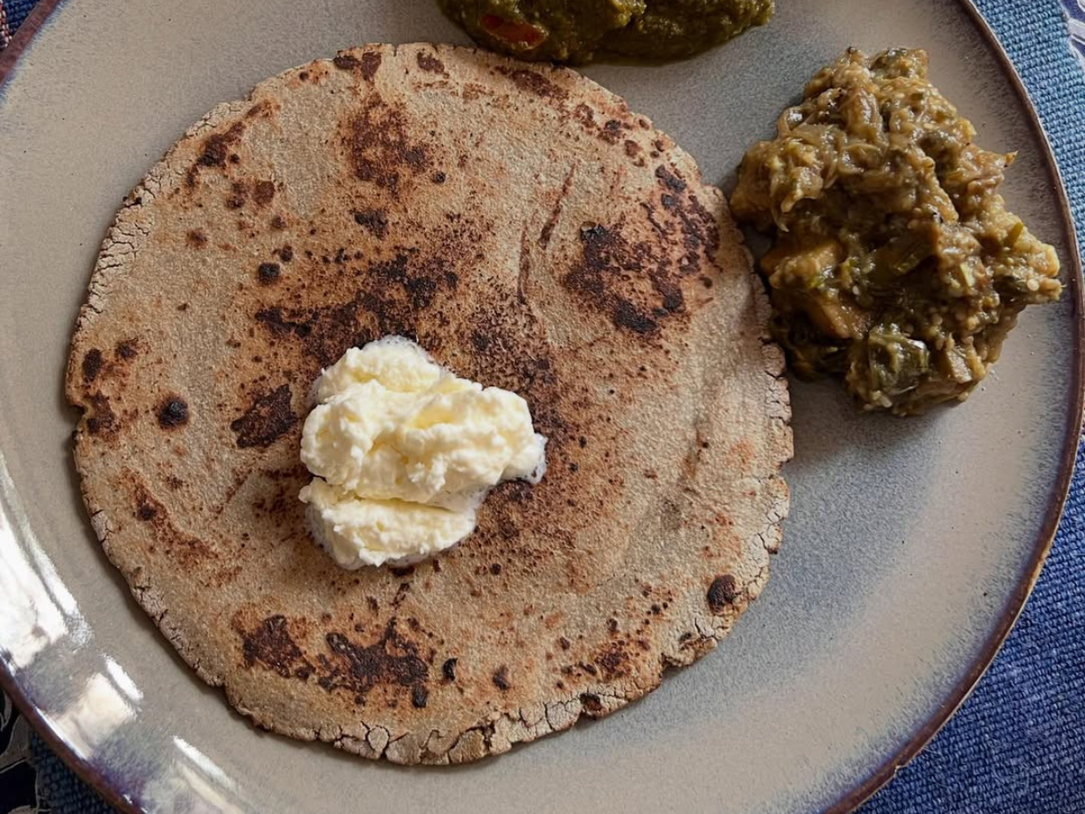 Bajra roti for warmth