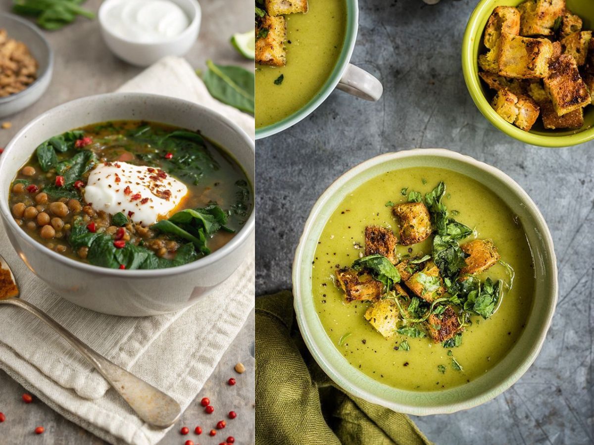Spinach and Lentil Soup