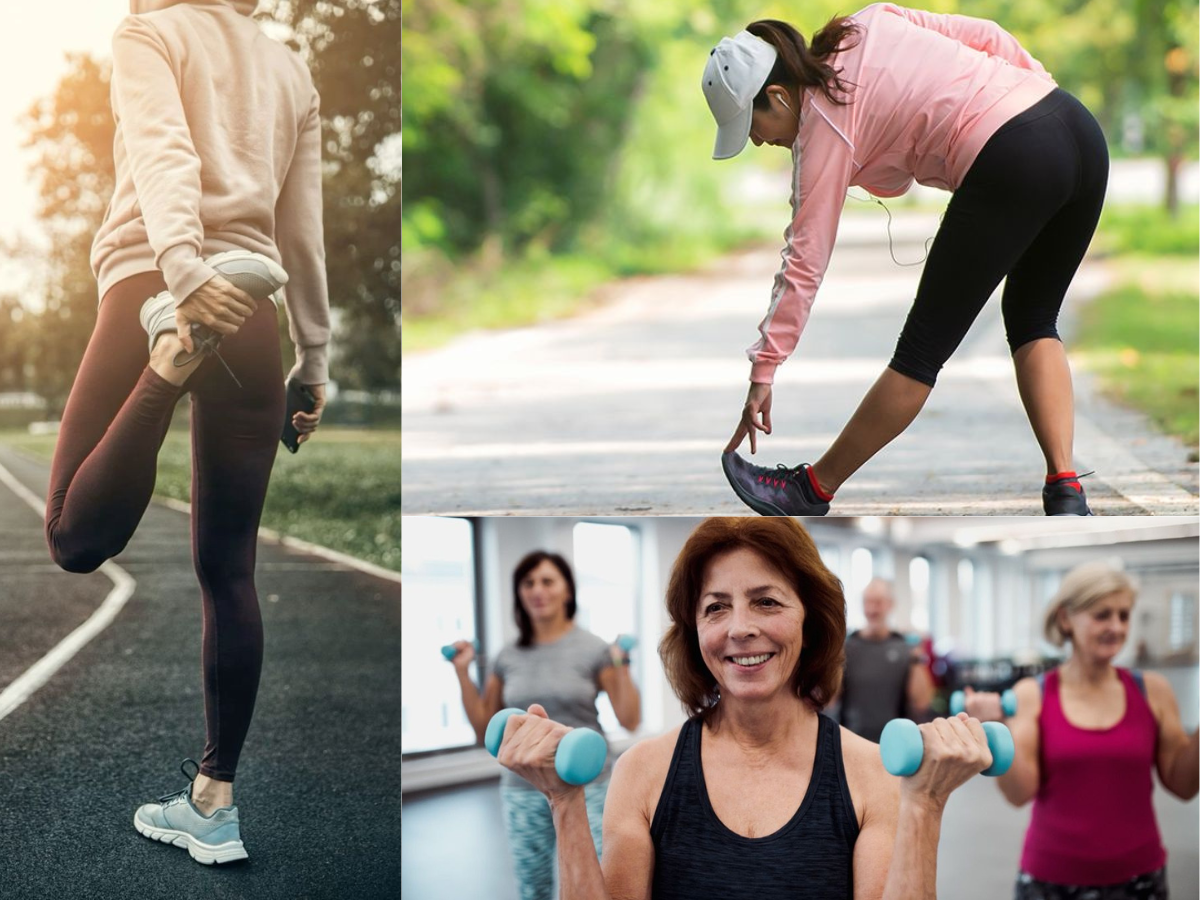 Gentle exercise to keep muscles flexible