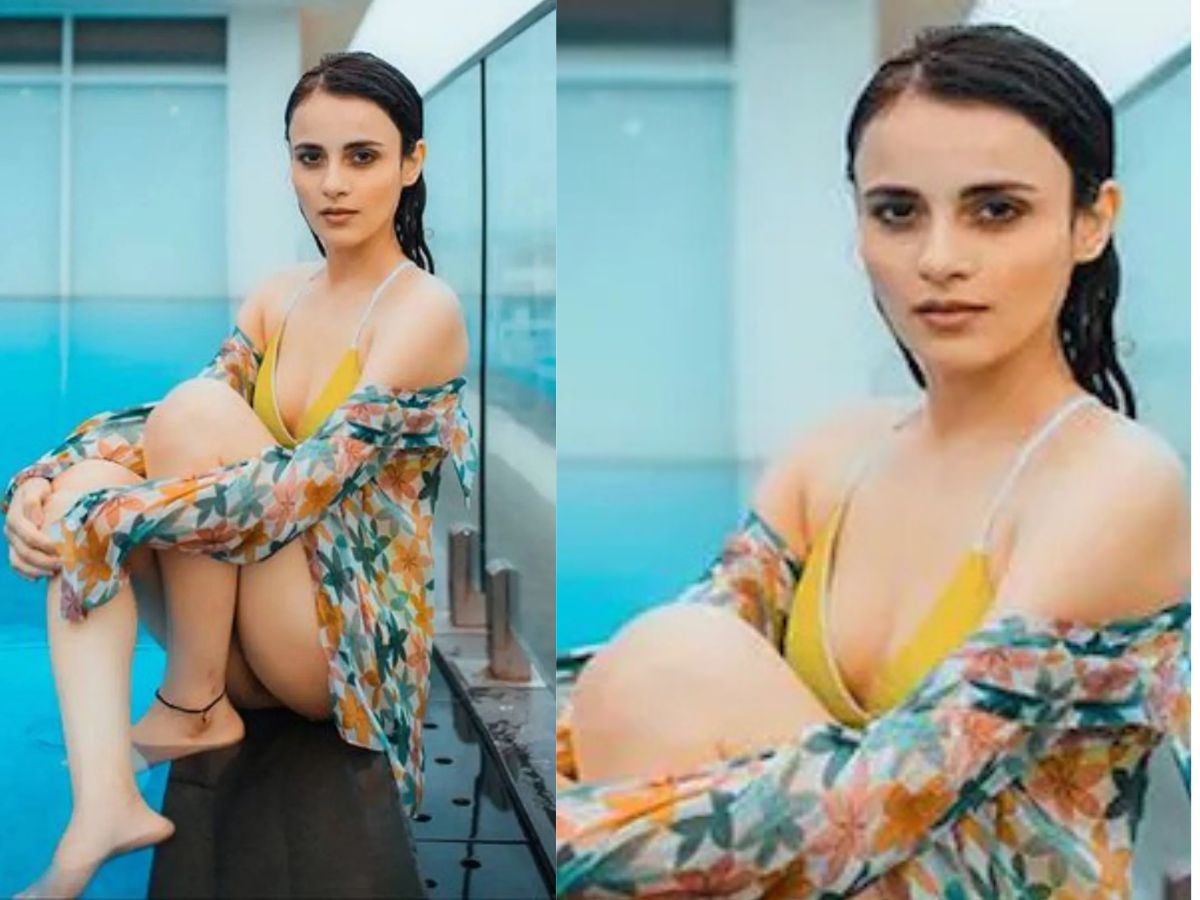 Yellow Bikini with Floral