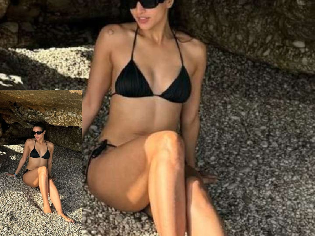 Black Bikini Beach Glam