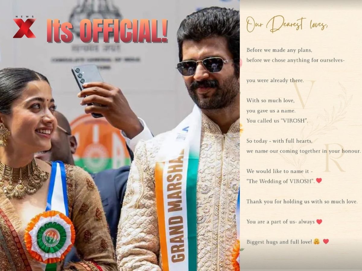 Rashmika Mandanna and Vijay Deverakonda Wedding Note: The Wedding of VIROSH
