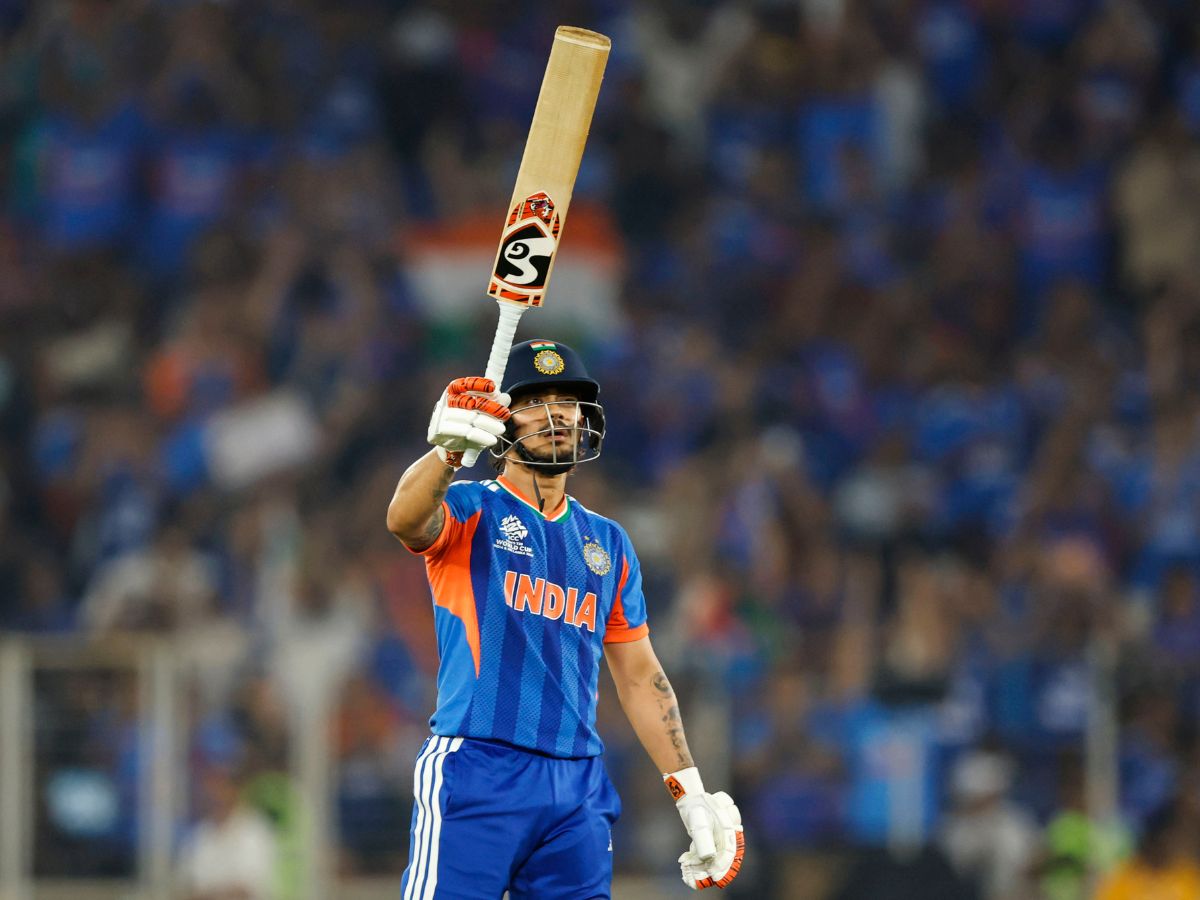 Ishan Kishan struck four fours and sixes each in his knock in the final. Image Credit: X/@BCCI