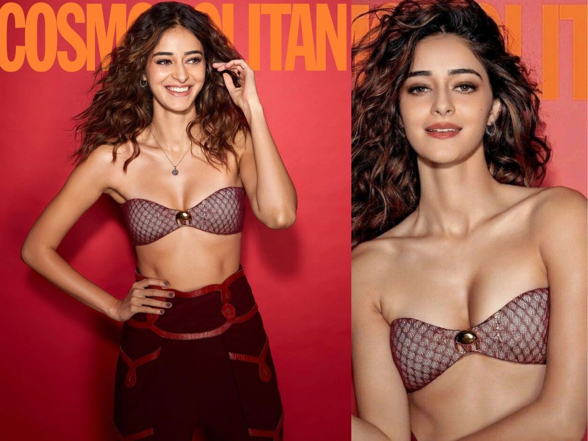Ananya Panday in Mini Bralette