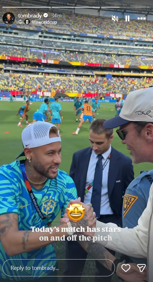 Travis Scott, NFL icon Tom Brady meet Neymar, attend Brazil-Morocco WC clash