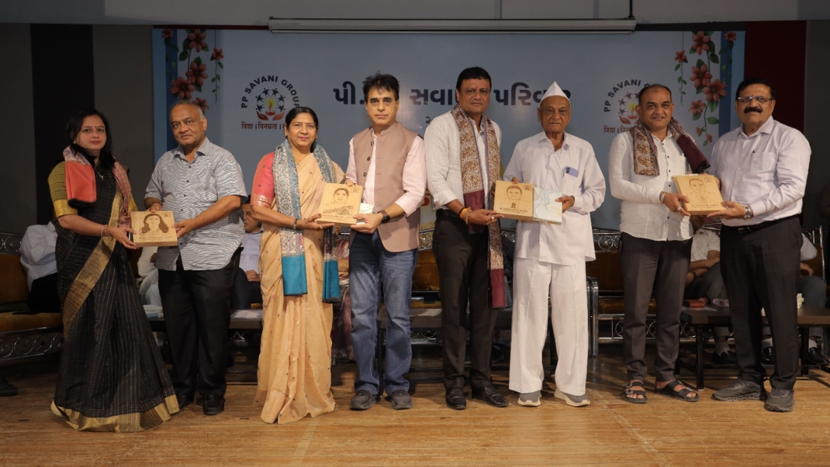 PP Savani Family Organises Grand ‘Trividh Samman Samaroh’ to Honour Public Representatives, Bank Directors, and Meritorious Students