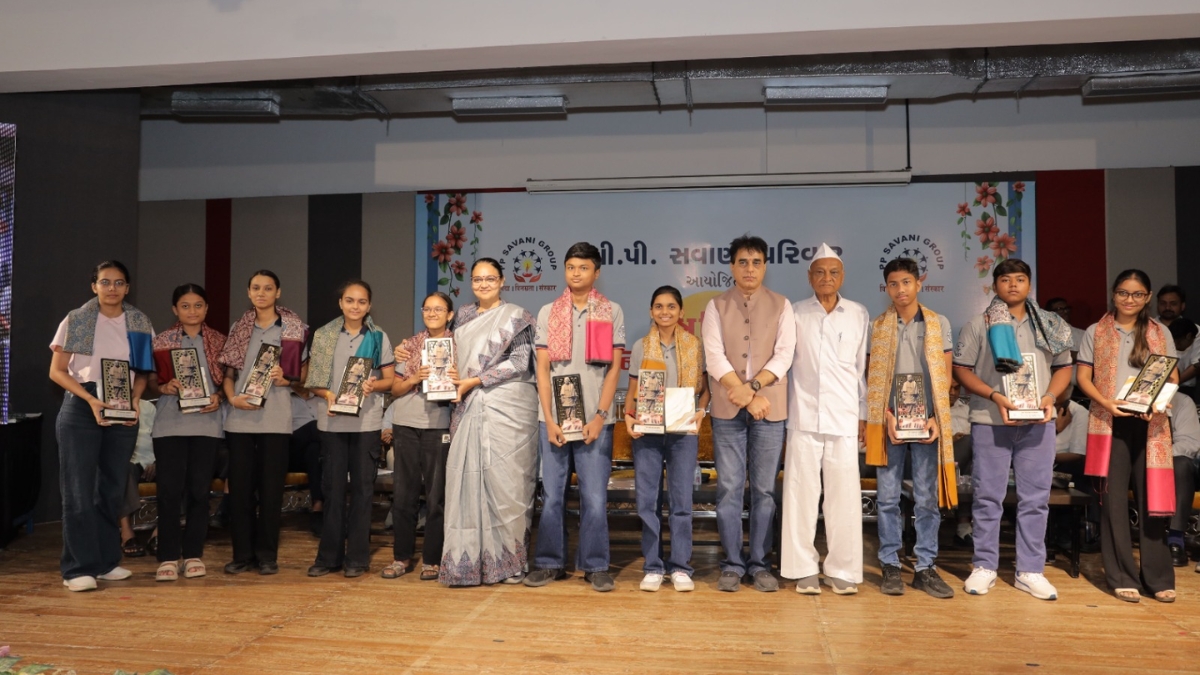 PP Savani Family Organises Grand ‘Trividh Samman Samaroh’ to Honour Public Representatives, Bank Directors, and Meritorious Students