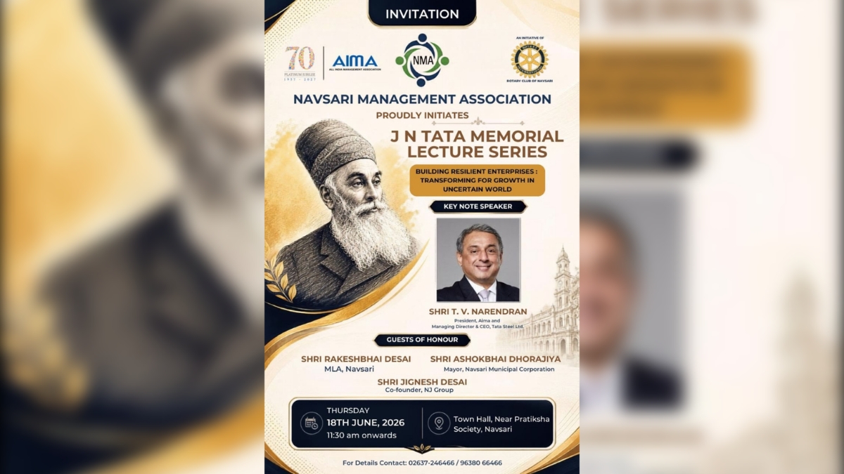 nma-hosts-4th-j-n-tata-memorial-lecture-in-navsari NMA Hosts 4th J. N. Tata Memorial Lecture in Navsari