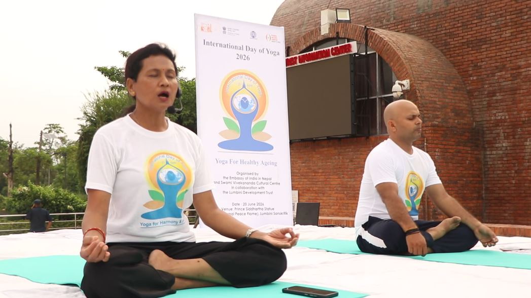 nepal-indian-embassy-hosts-yoga-day-event-in-lumbini20260620112852 Nepal: Indian Embassy hosts Yoga Day event in Lumbini